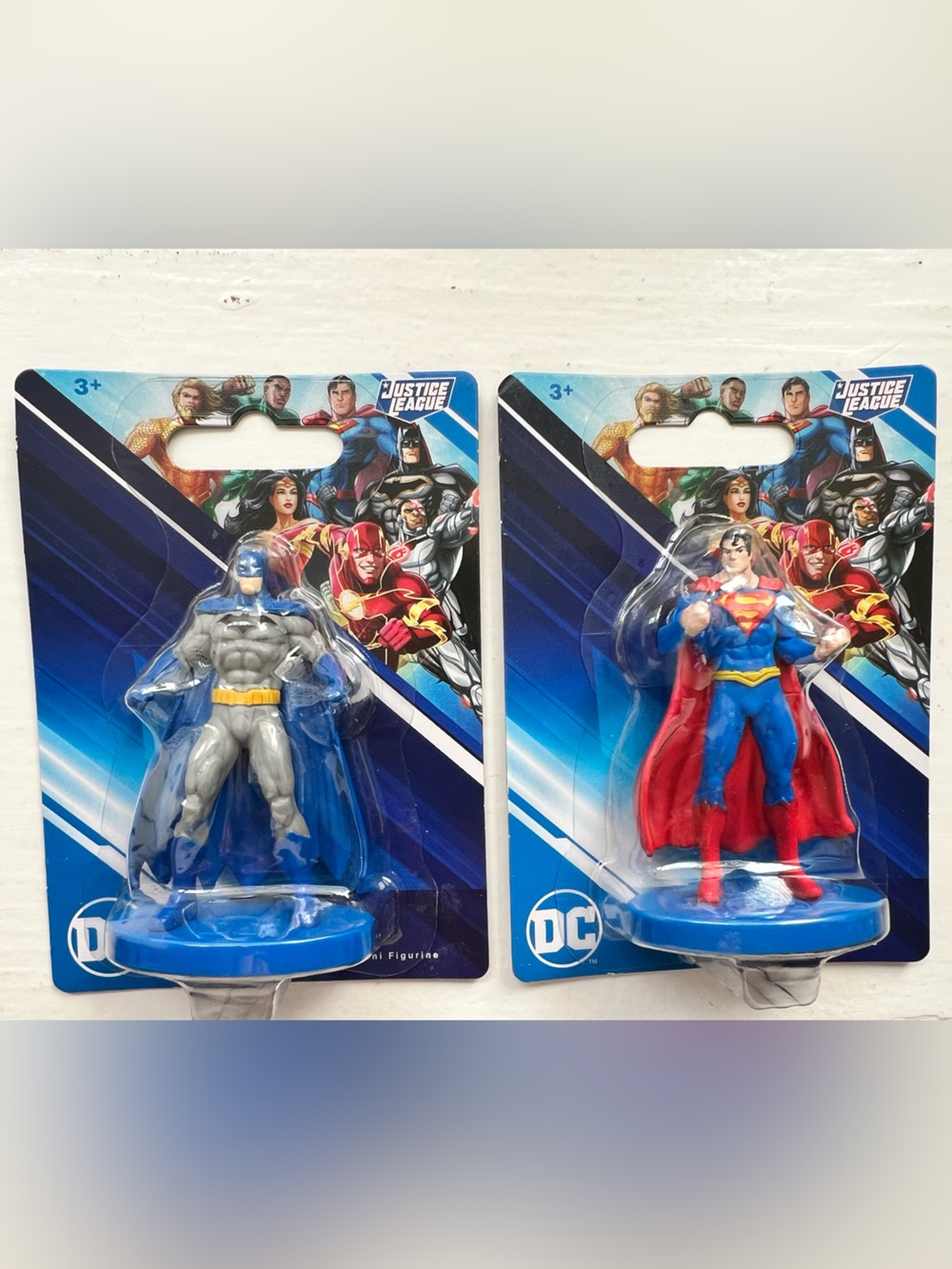 DC Justice League Superman Batman Figure Set 2 Pack Action Figures Toy NWT